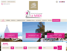 Tablet Screenshot of domaine-le-midi.com